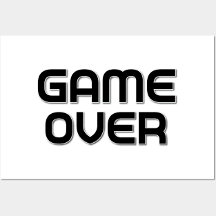 Game Over - Design 1 Posters and Art